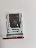 SIM Card Holder Tray For Samsung Galaxy S20 FE 5G / SM-G781 : Red
