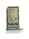 SIM Card Holder Tray For Samsung Galaxy S21 5G : Gray / Black