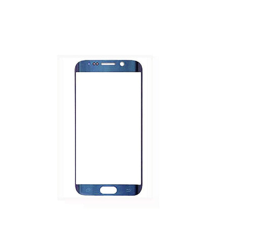 Front Glass For Samsung Galaxy S6 Edge : Blue