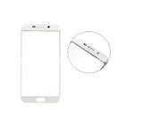 Front Glass For Samsung Galaxy S6 Edge : White