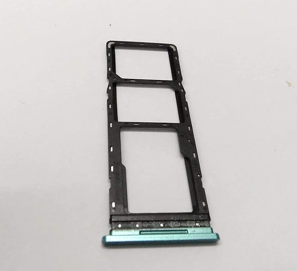 SIM Card Holder Tray For Tecno Spark Go 2022 / KG5 : Turquoise Cyan