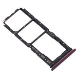 SIM Card Holder Tray For Vivo V11 : Purple / Red