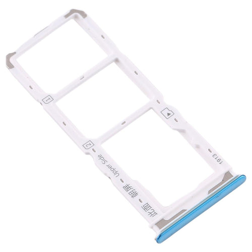 SIM Card Holder Tray For Vivo V19 : Silver Blue