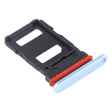 SIM Card Holder Tray For Vivo X50 Pro : White / Blue ICE