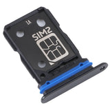 SIM Tray Card Holder For Vivo X80 5G : Black