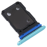 SIM Tray Card Holder For Vivo X80 5G : Blue