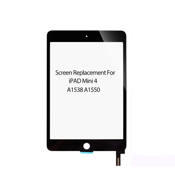 Touch Screen Digitizer For Apple iPad Mini 4 (A1538 A1550) (7.9 inch) : Black