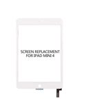 Touch Screen Digitizer For iPad Mini 4 7.9 inch (A1538 A1550) : White