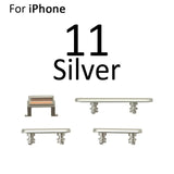 External Power and Volume Buttons For iPhone 11 : Silver