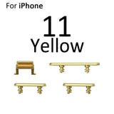 External Power and Volume Buttons For iPhone 11 : Yellow