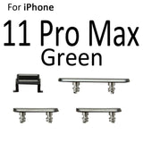 External Power and Volume Buttons For iPhone 11 Pro Max : Green