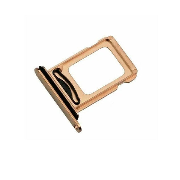 Dual SIM Card Holder Tray For Apple iPhone 11 Pro Max : Gold