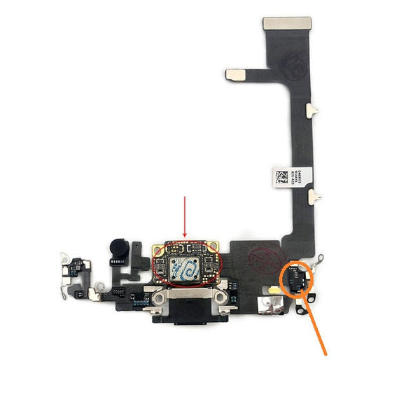 Charging Port / PCB CC Board For iPhone 11 Pro ( ICS Present, Support Fast Charging)