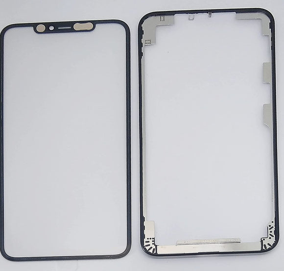 Front Touch Glass With Metal Frame For Apple iPhone 11 Pro Max