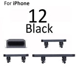 External Power and Volume Buttons For iPhone 12 : Black