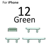 External Power and Volume Buttons For iPhone 12 : Green