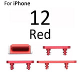 External Power and Volume Buttons For iPhone 12 : Red