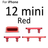 External Power and Volume Buttons For iPhone 12 Mini : Red