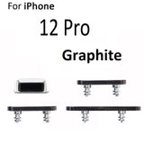 External Power and Volume Buttons For iPhone 12 Pro : Graphite