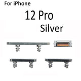 External Power and Volume Buttons For iPhone 12 Pro : Silver