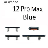 External Power and Volume Buttons For iPhone 12 Pro Max : Blue
