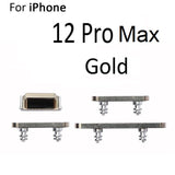 External Power and Volume Buttons For iPhone 12 Pro Max : Gold