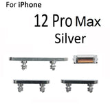 External Power and Volume Buttons For iPhone 12 Pro Max : Silver