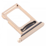 Dual SIM Card Holder Tray For Apple iPhone 12 Pro Max : Gold