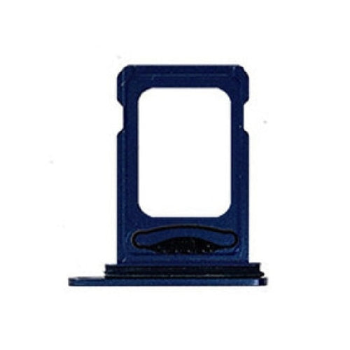 Dual SIM Card Holder Tray For Apple iPhone 12 : Blue