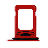 Dual SIM Card Holder Tray For Apple iPhone 12 : Red