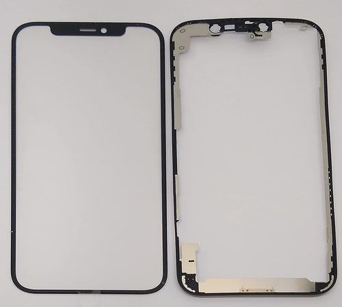 Front Touch Glass With Metal Frame For Apple iPhone 12 Pro