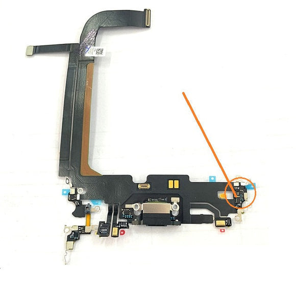 Charging Port Flex Cable for iPhone 13 Pro Max ( ICS Present, Support Fast Charging)