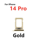 Dual SIM Card Holder Tray For Apple iPhone 14 Pro : Gold