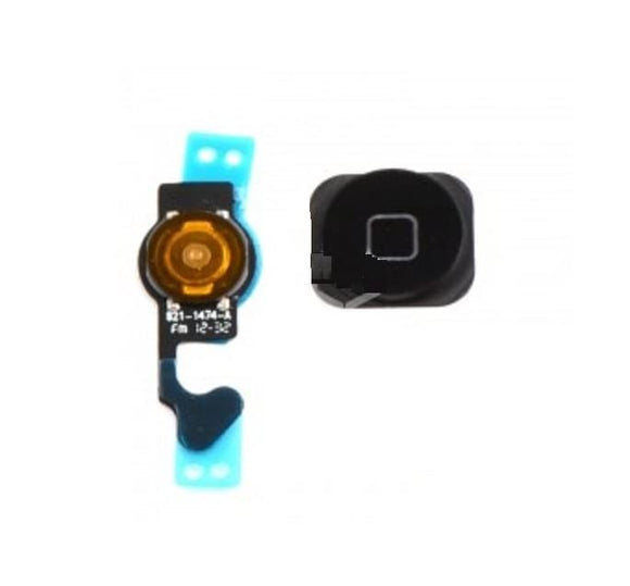 Home Button (Without Touch ID) For Apple iPhone 5C : Black
