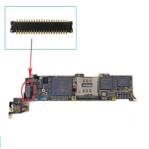 LCD FPC Motherboard Connector For iPhone 5
