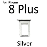 SIM Card Holder Tray For Apple iPhone 8 Plus : Silver