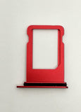 SIM Card Holder Tray For Apple iPhone 8 : Red