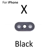 Back Rear Camera Lens With Frame For Apple iPhone X : Space Grey