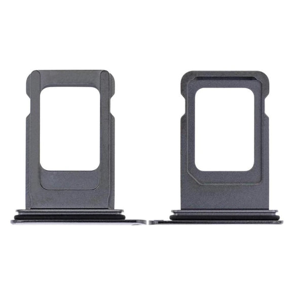 SIM Card Holder Tray For Apple iPhone Xs : Space Gray / Black