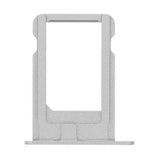 SIM Card Holder Tray For Apple iPhone 5S : Silver / White